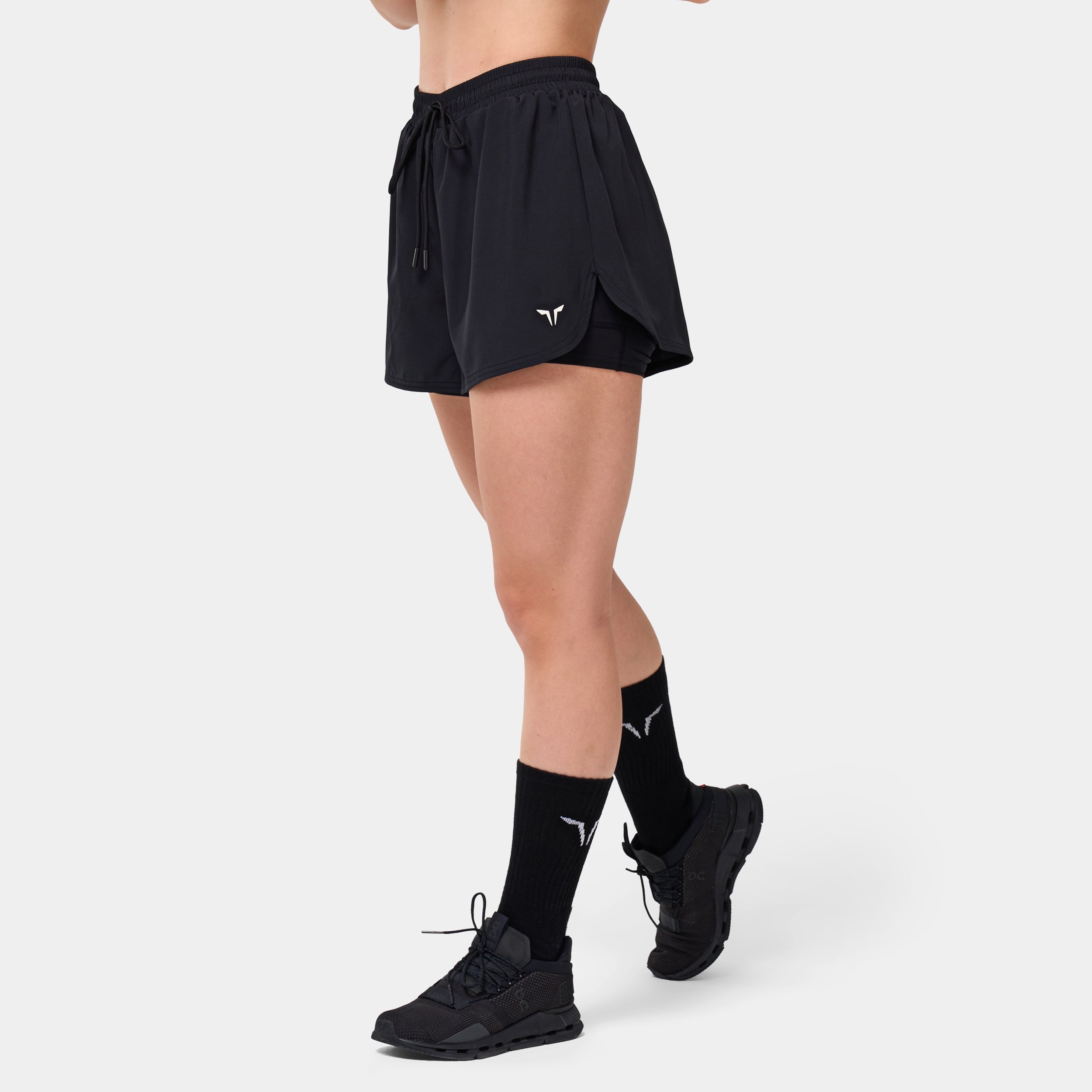 Essential 2 In 1 Shorts - Black
