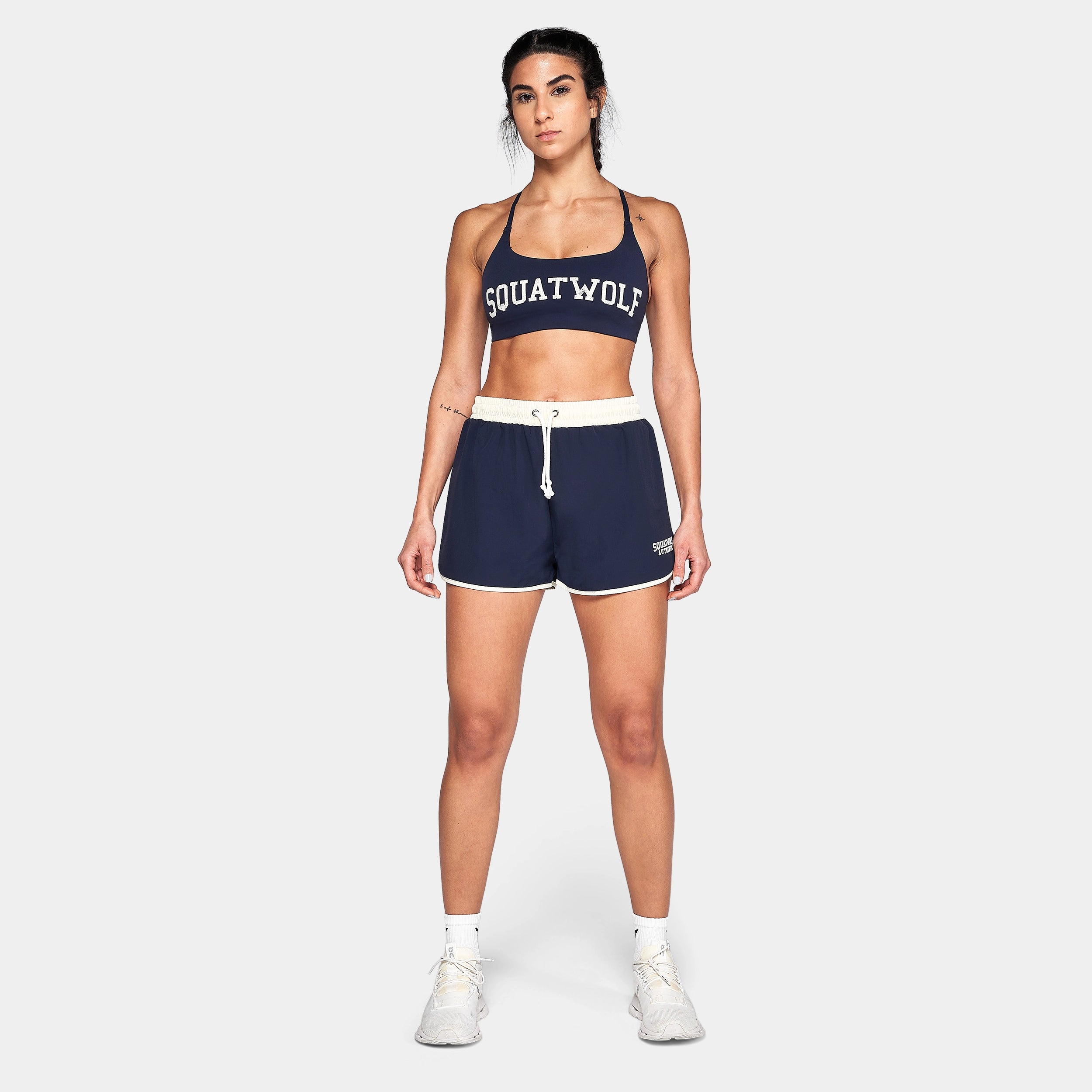 Piped 2-In-1 Shorts - Navy