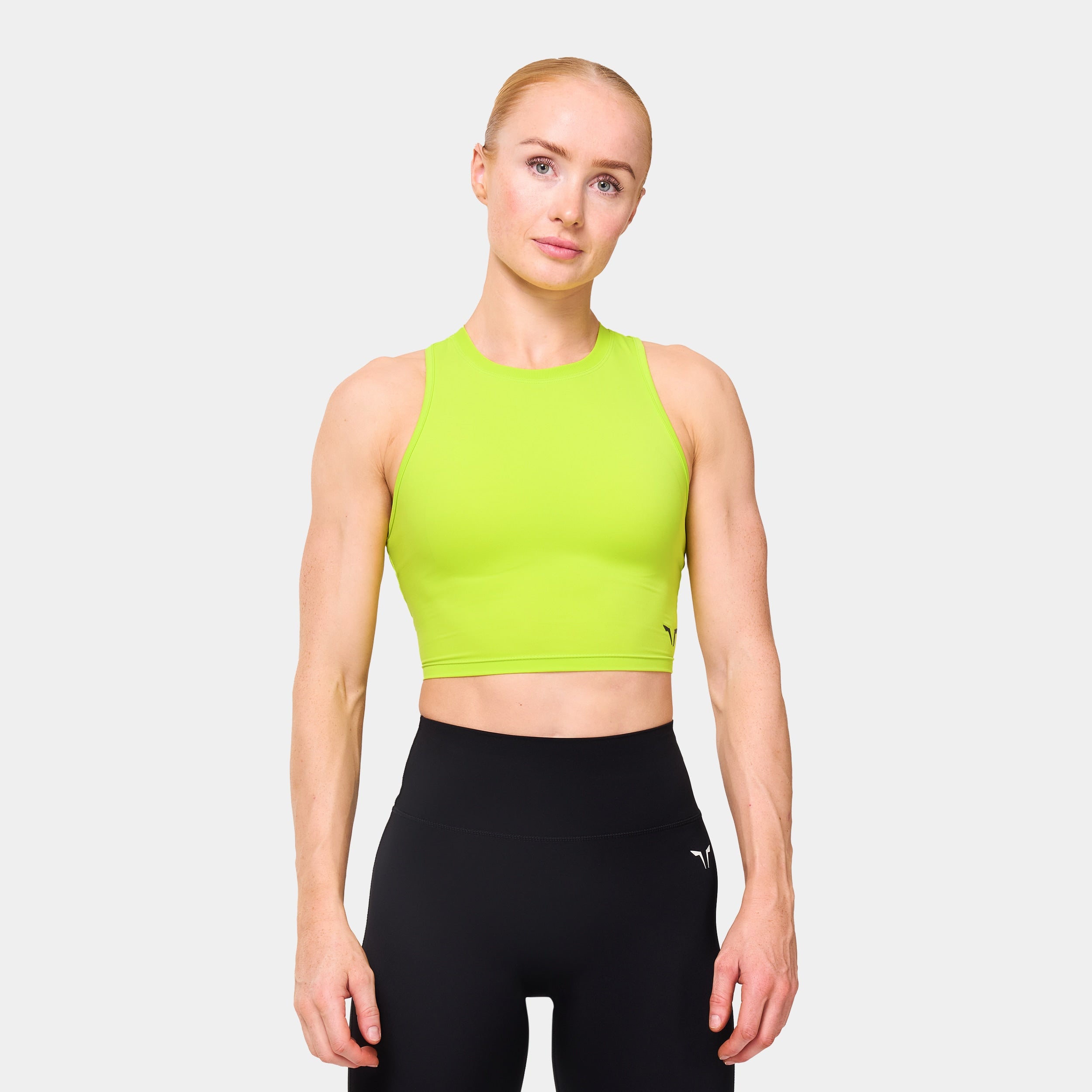 Performance Crop Tank - Fluo Yellow