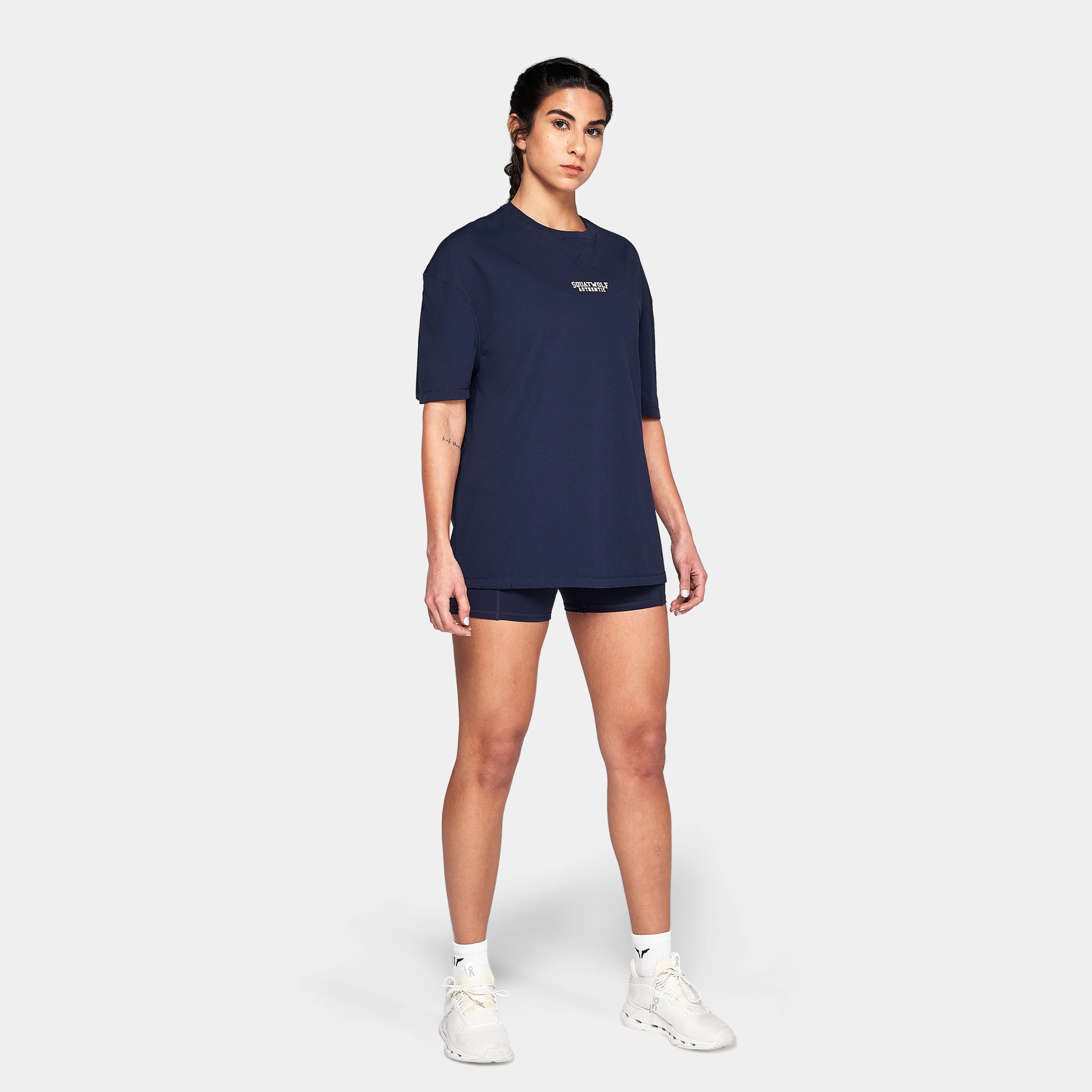 Authentic Oversize Graphic T-shirt - Navy