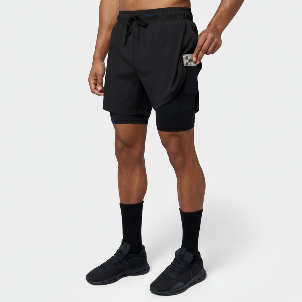 Limitless 2-In-1 7" Shorts - Black