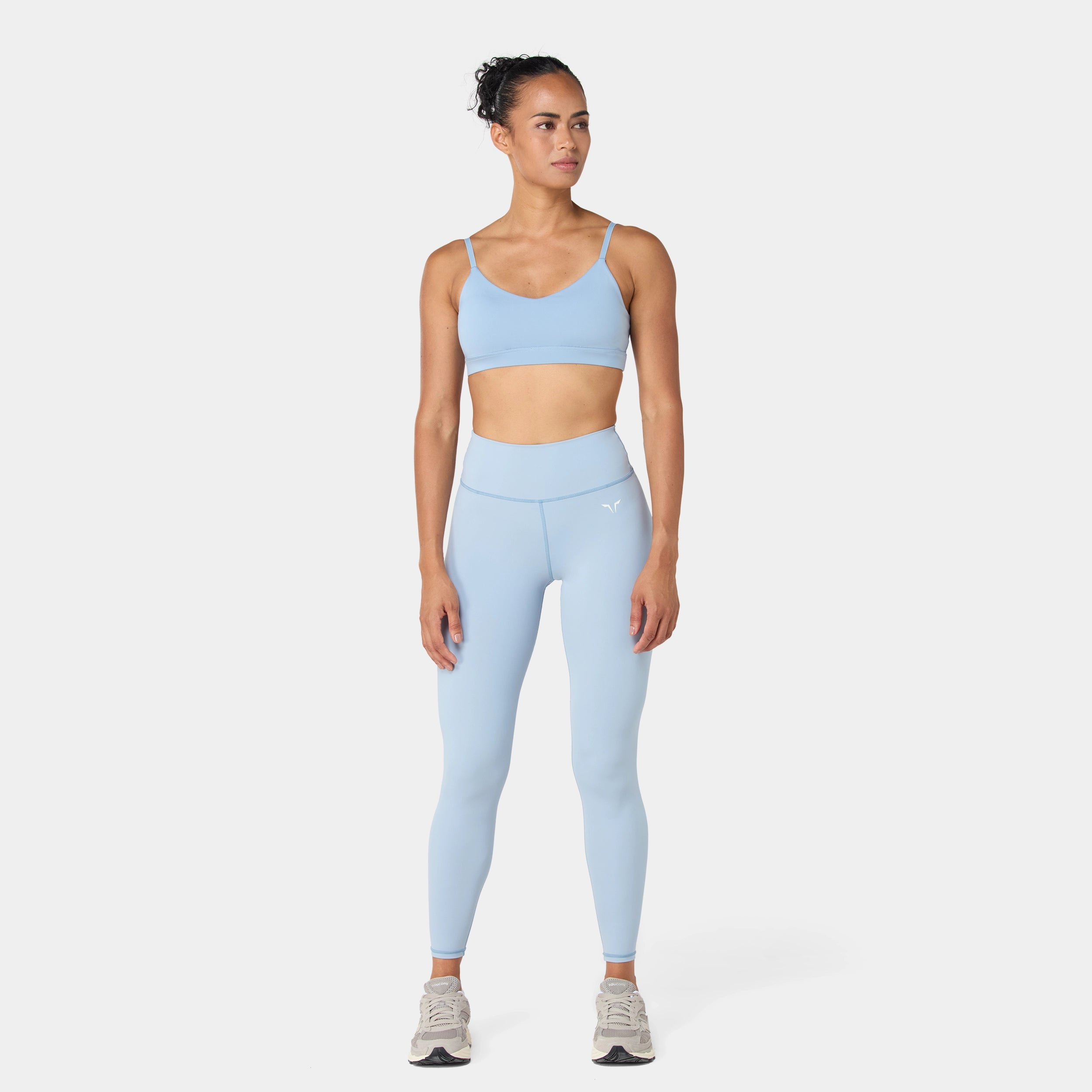 Front Rise 27" Leggings - Dusty Blue