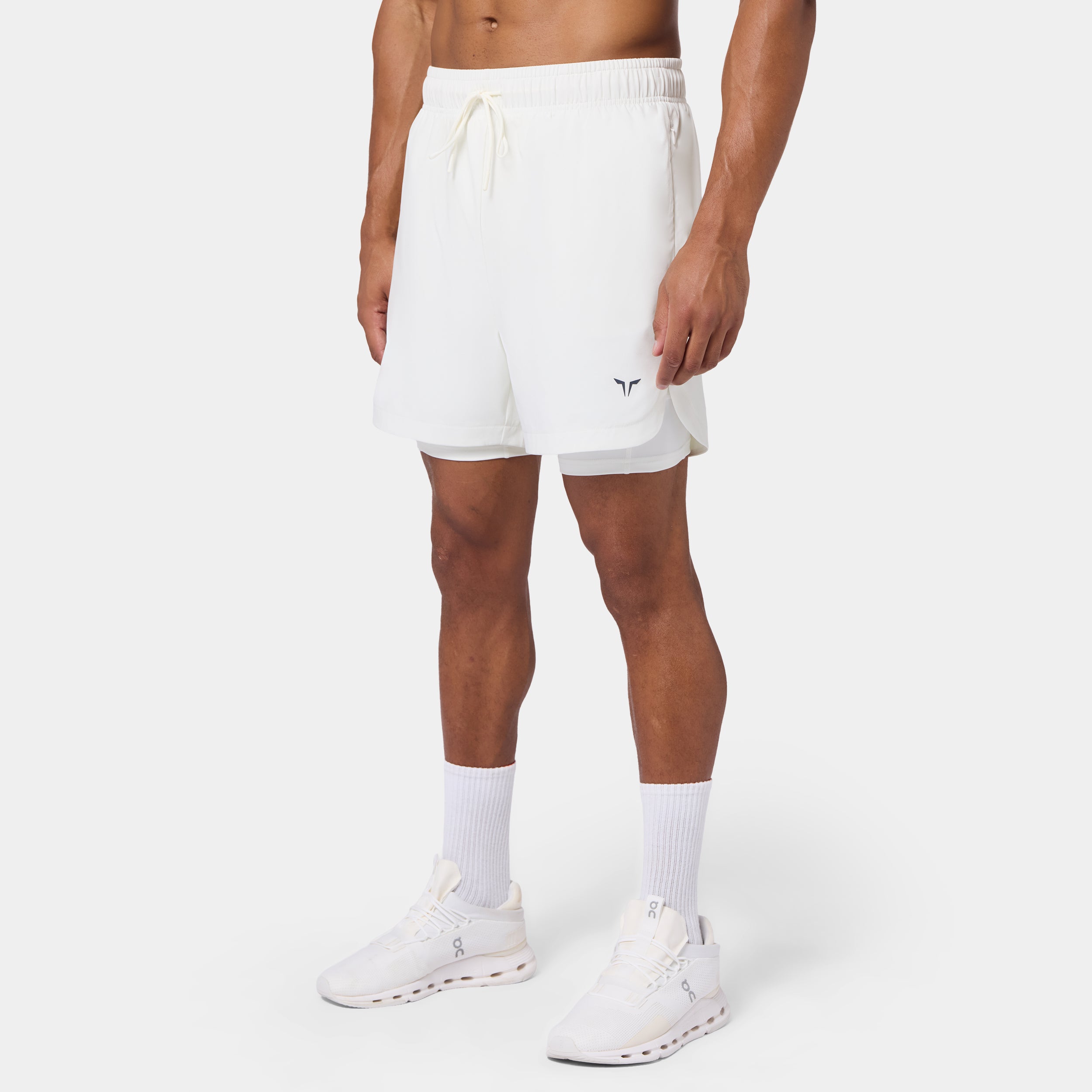 Limitless 2-In-1 7" Shorts - Pearl White