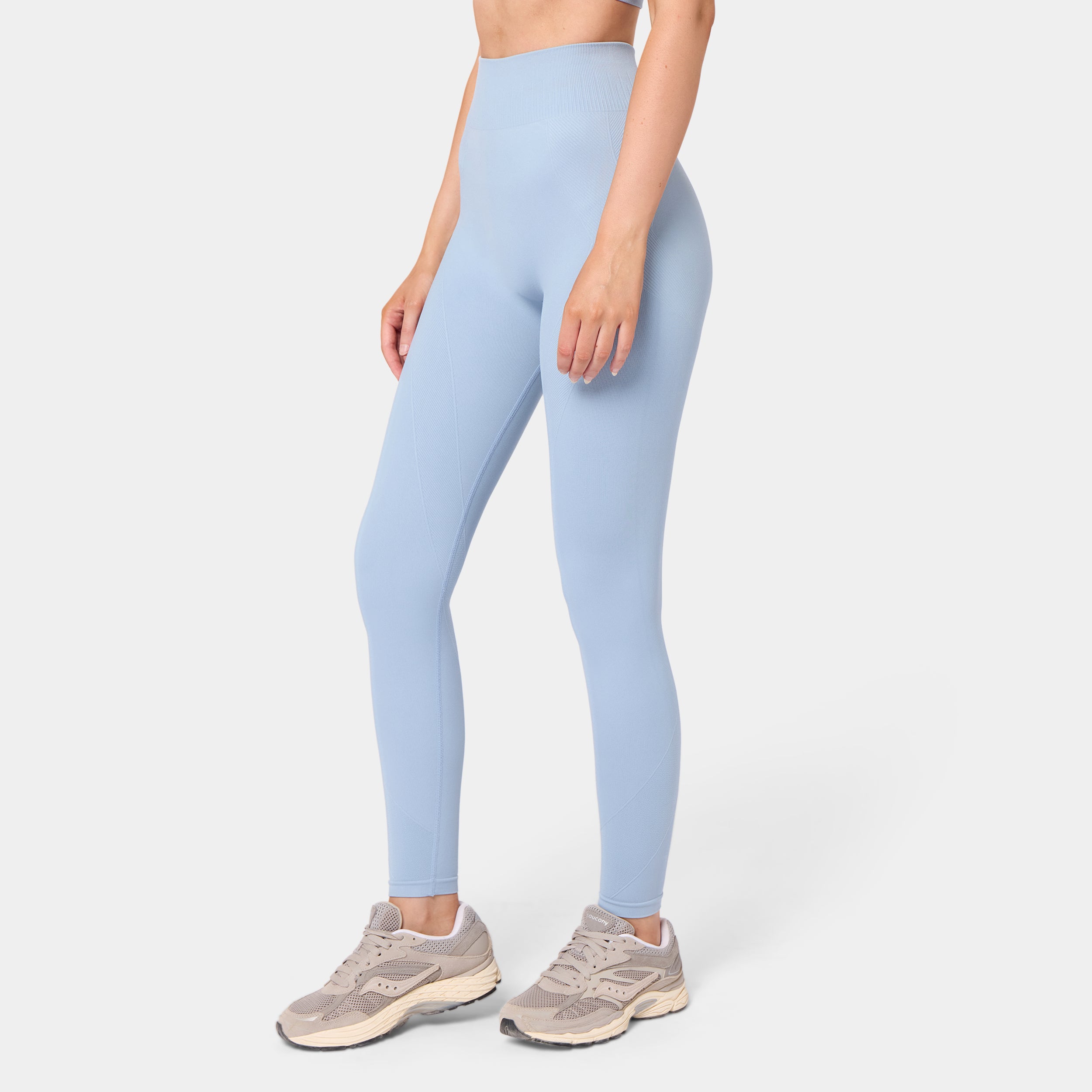Seamless Contour 27" Leggings - Dusty Blue