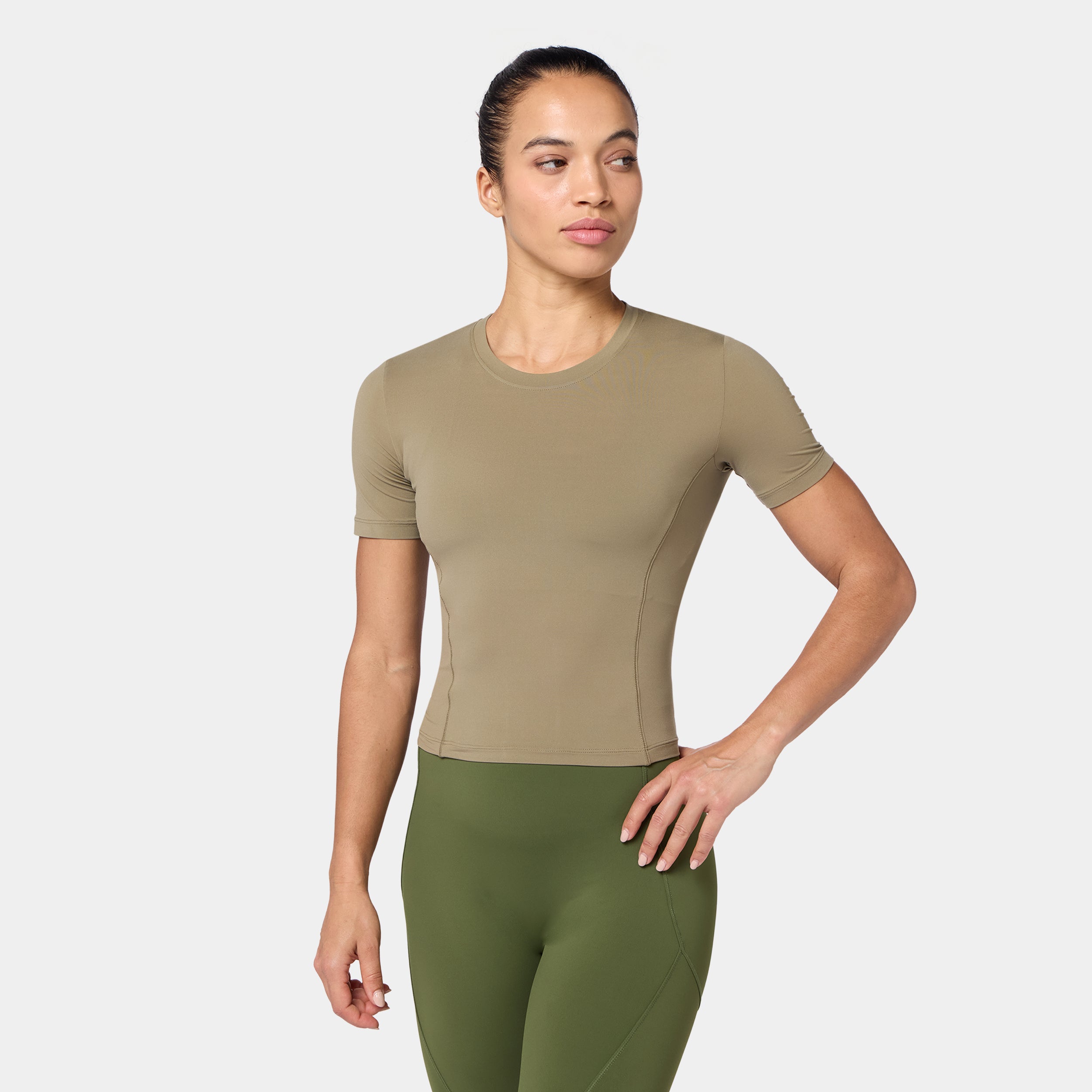 Ultra Soft Contour T-shirt - Covert Green