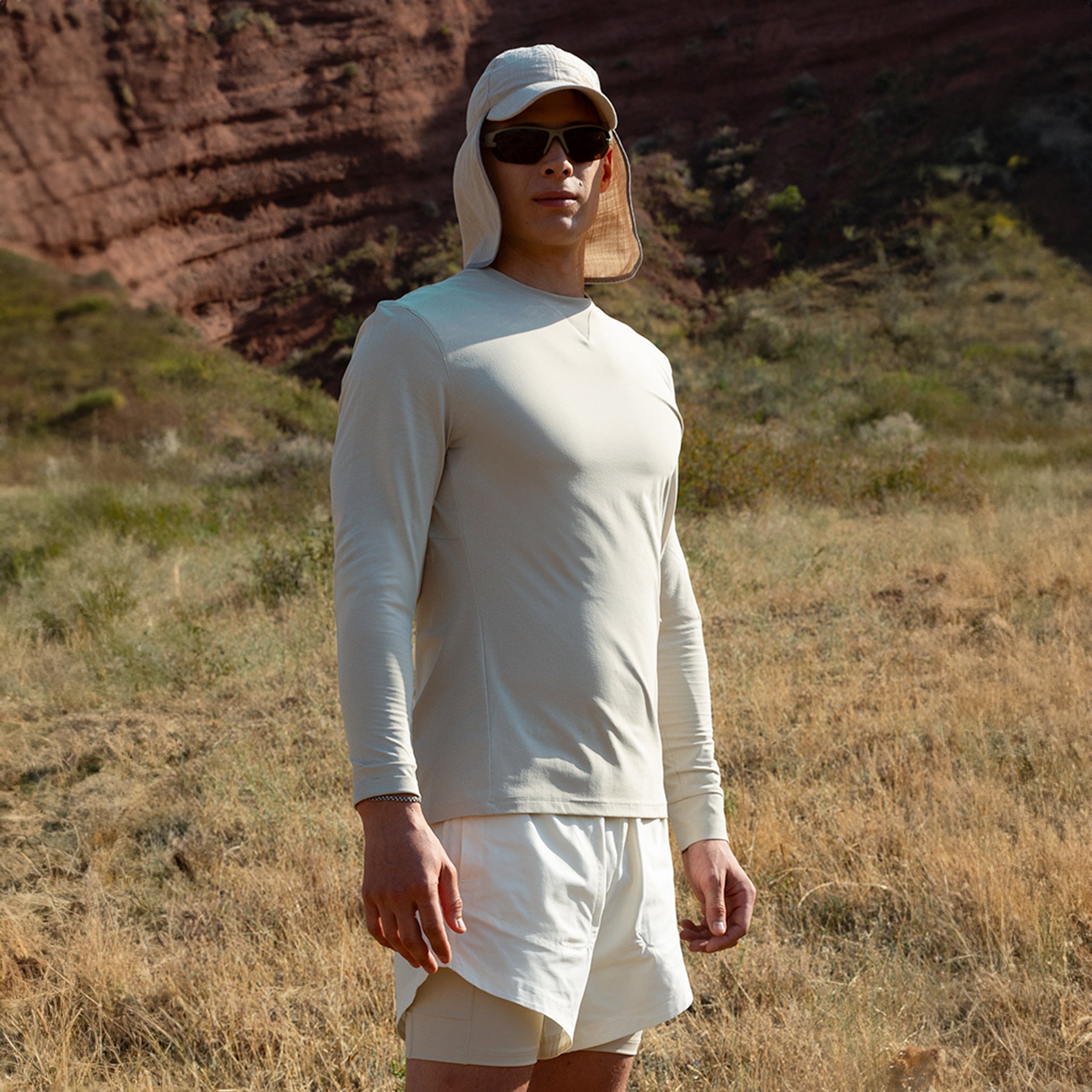 Neotech Performance 2-In-1 5" Shorts - Pearl White