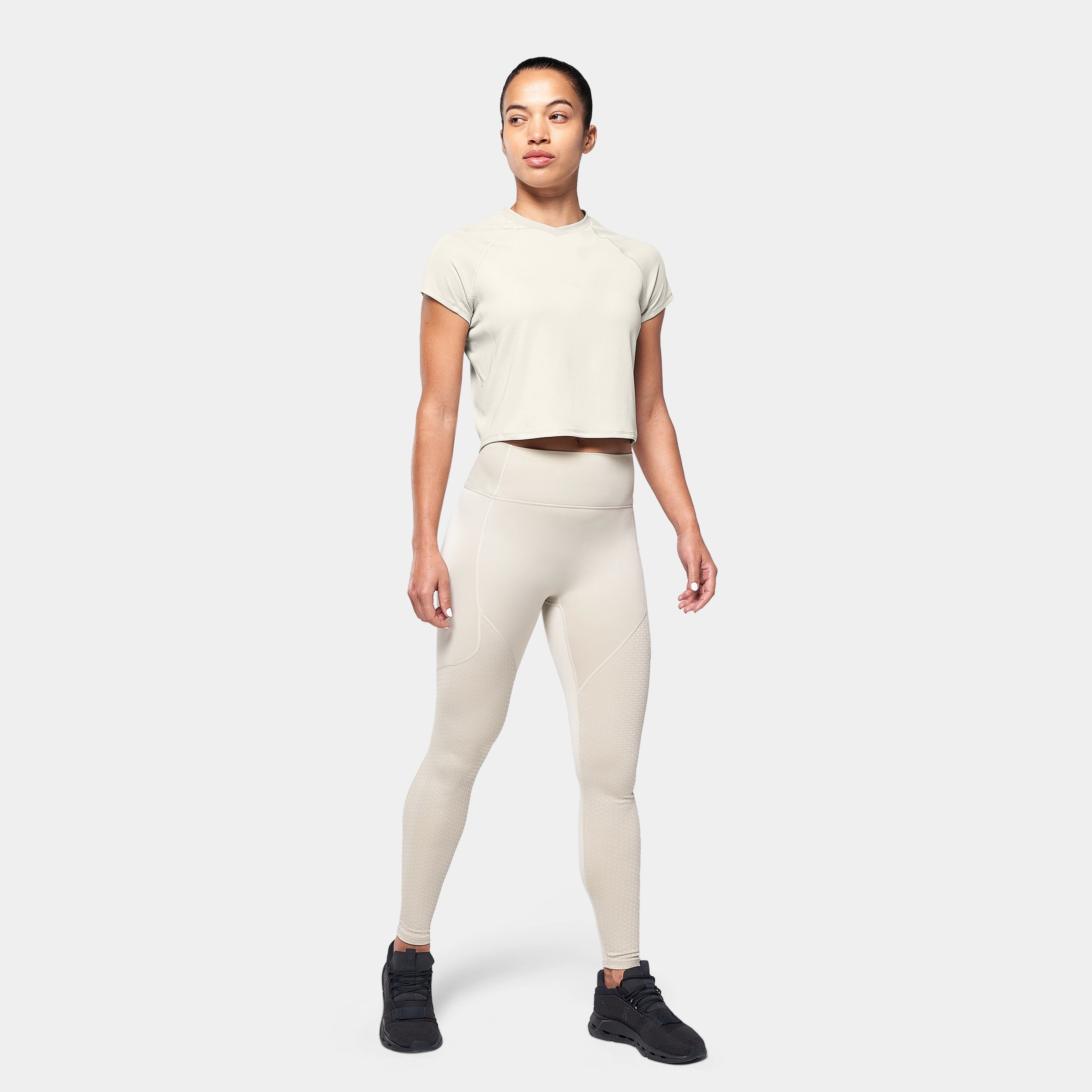 LAB360° ACTDRY® V-neck T-shirt - Silver Lining