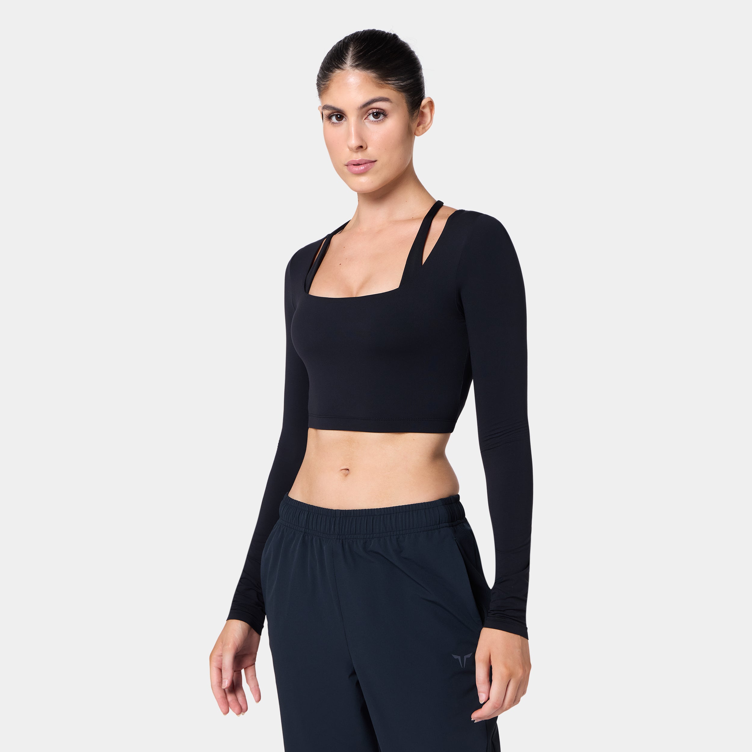 Warrior Crop Top - Black