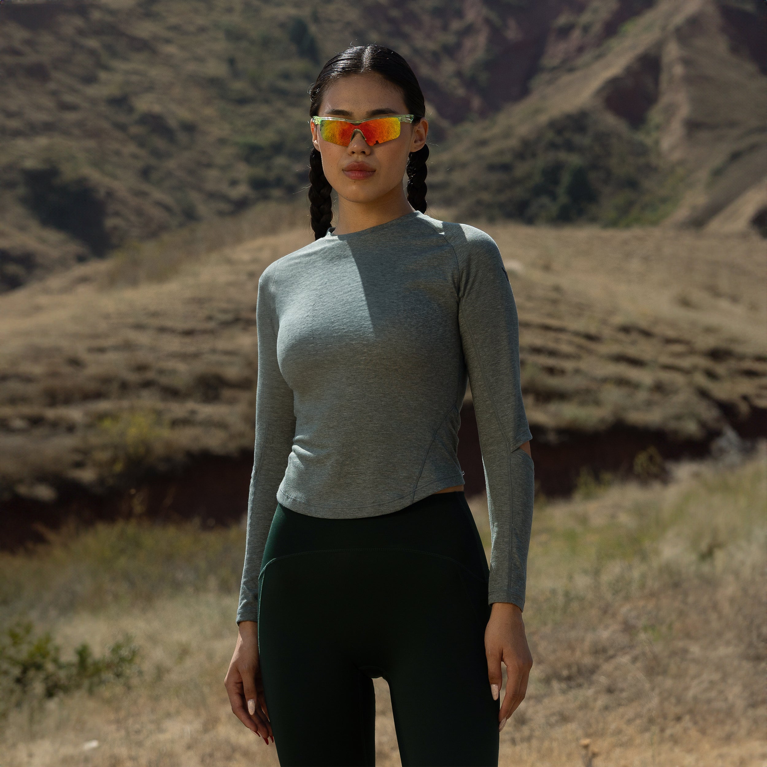 Neotech ACTDRY® Performance Long Sleeve T-shirt - Balsam Green Marl