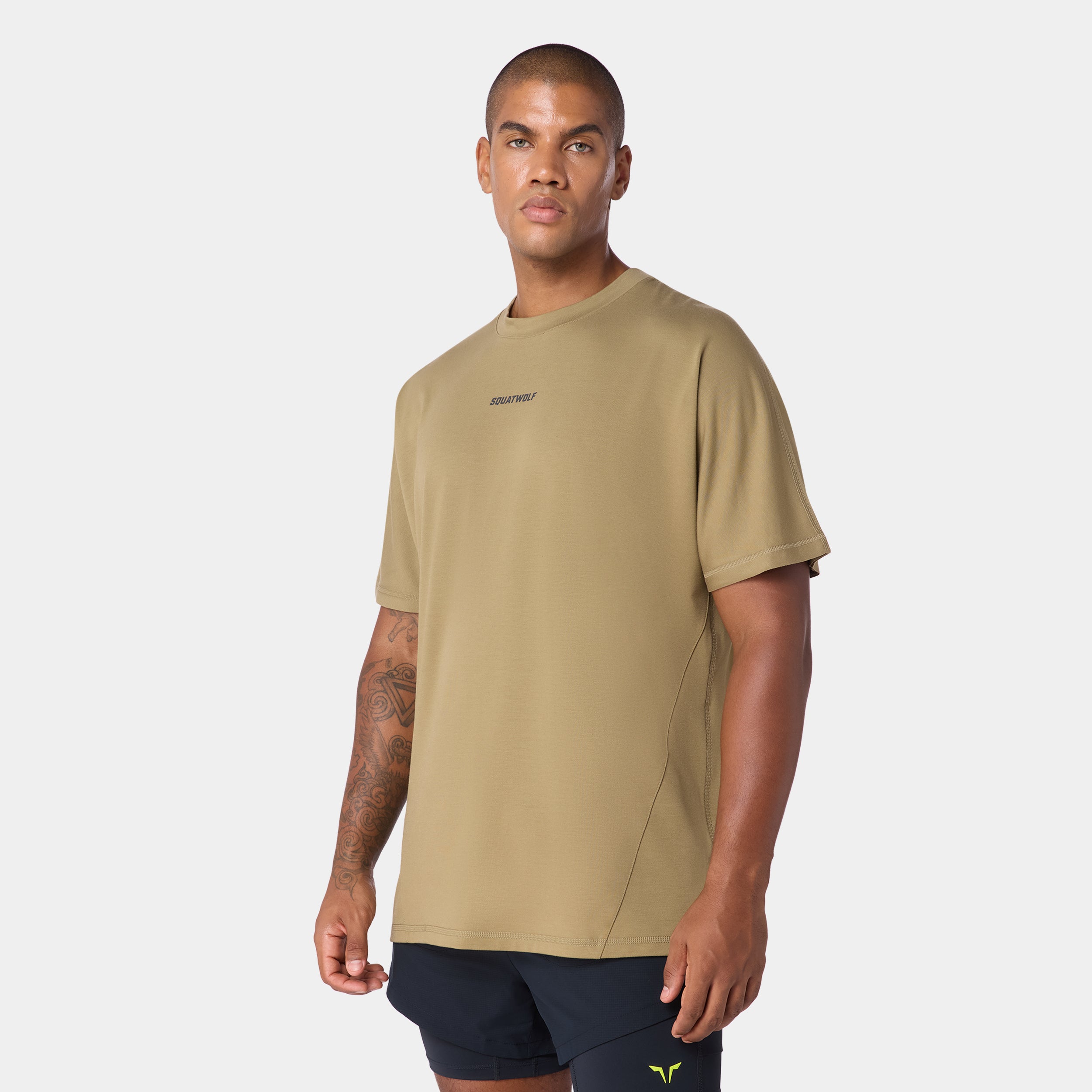 Oversized Pump Cover T-shirt - Covert Green
