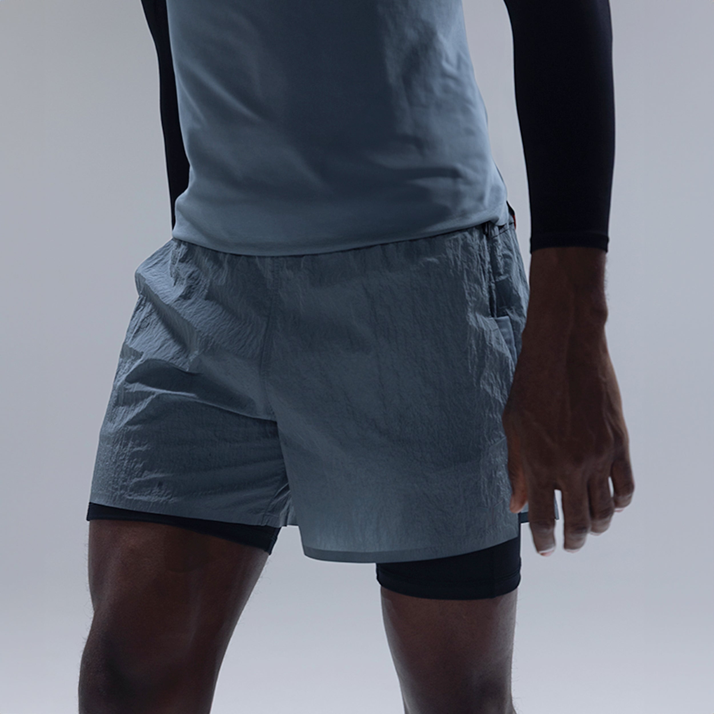 ACTDRY® Pro 2-In-1 7" Shorts - Stormy Weather