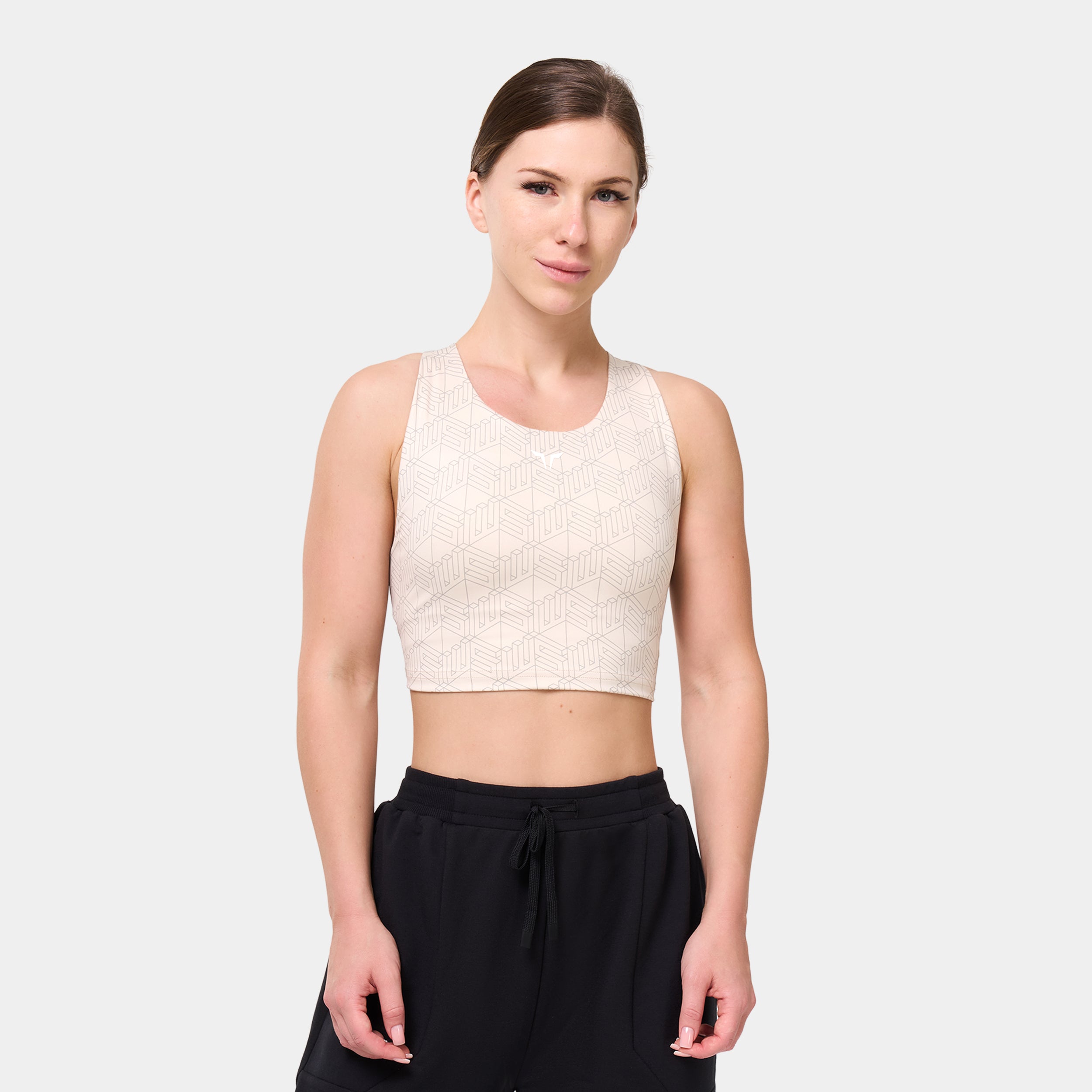 Racer Back Brami - Silver Lining Print