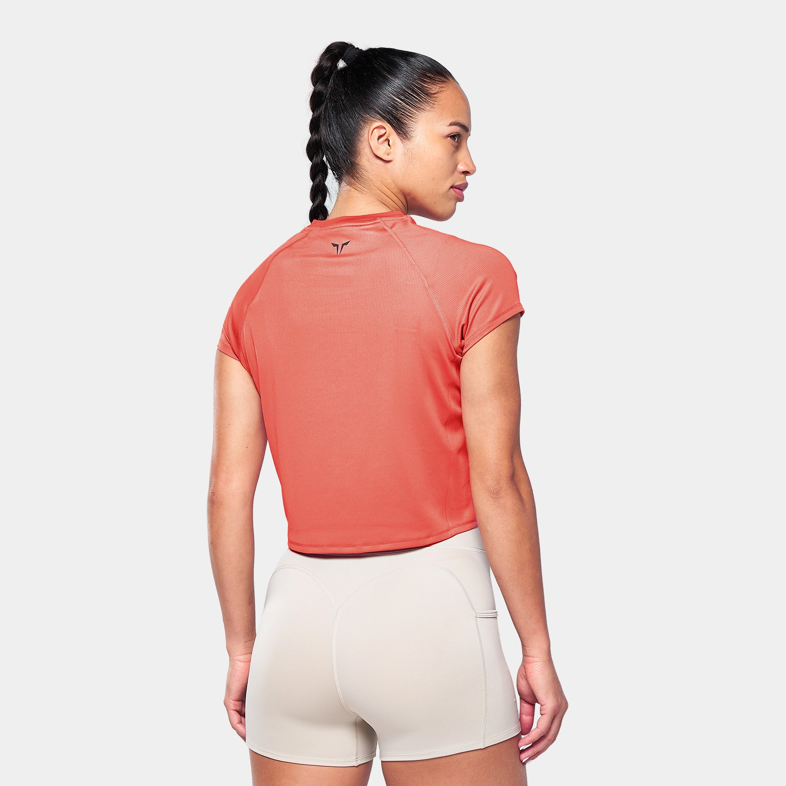 LAB360° ACTDRY® V-neck T-shirt - Hot Coral