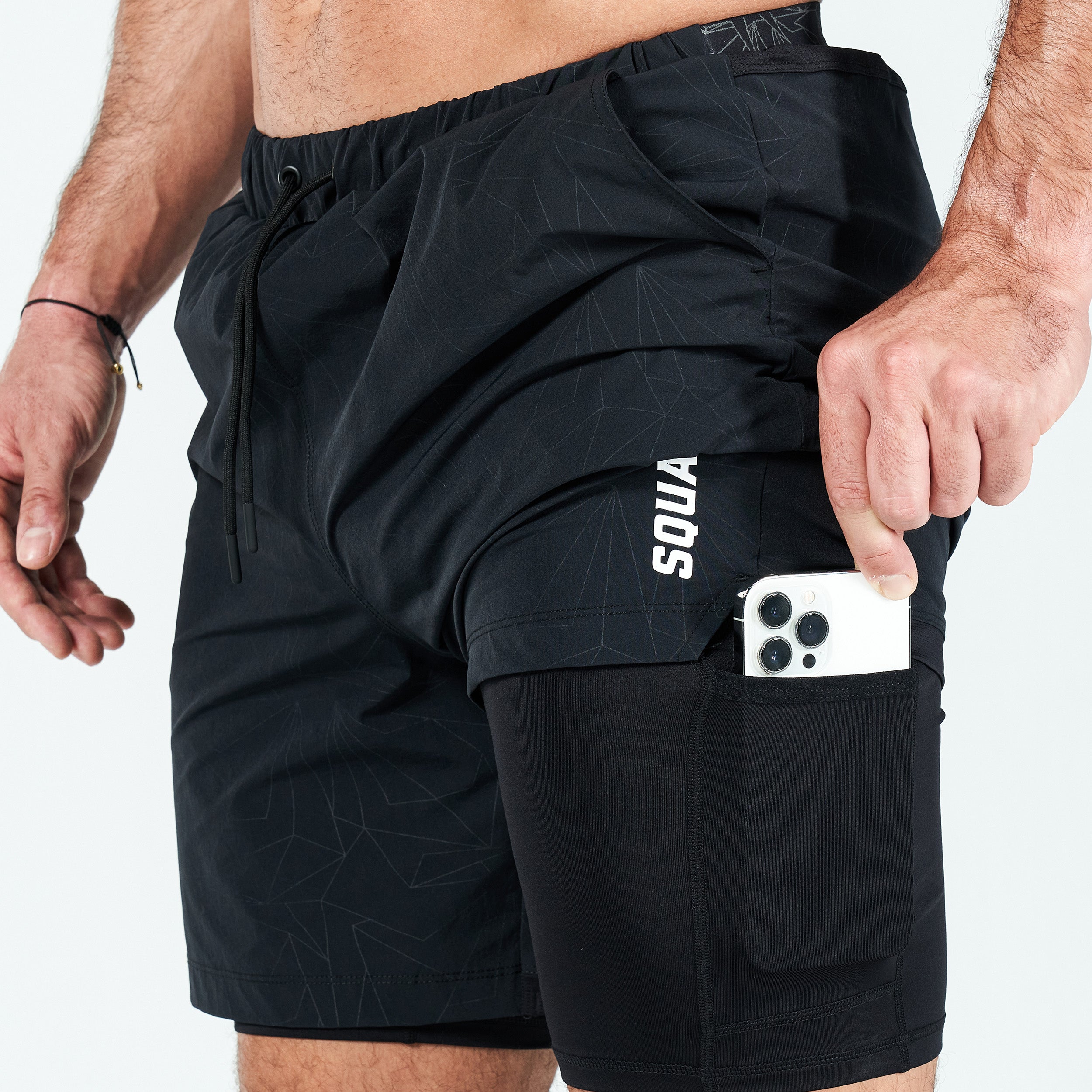 Core 7'' ProTech 2-in-1 Shorts - Black | Gym Shorts Men