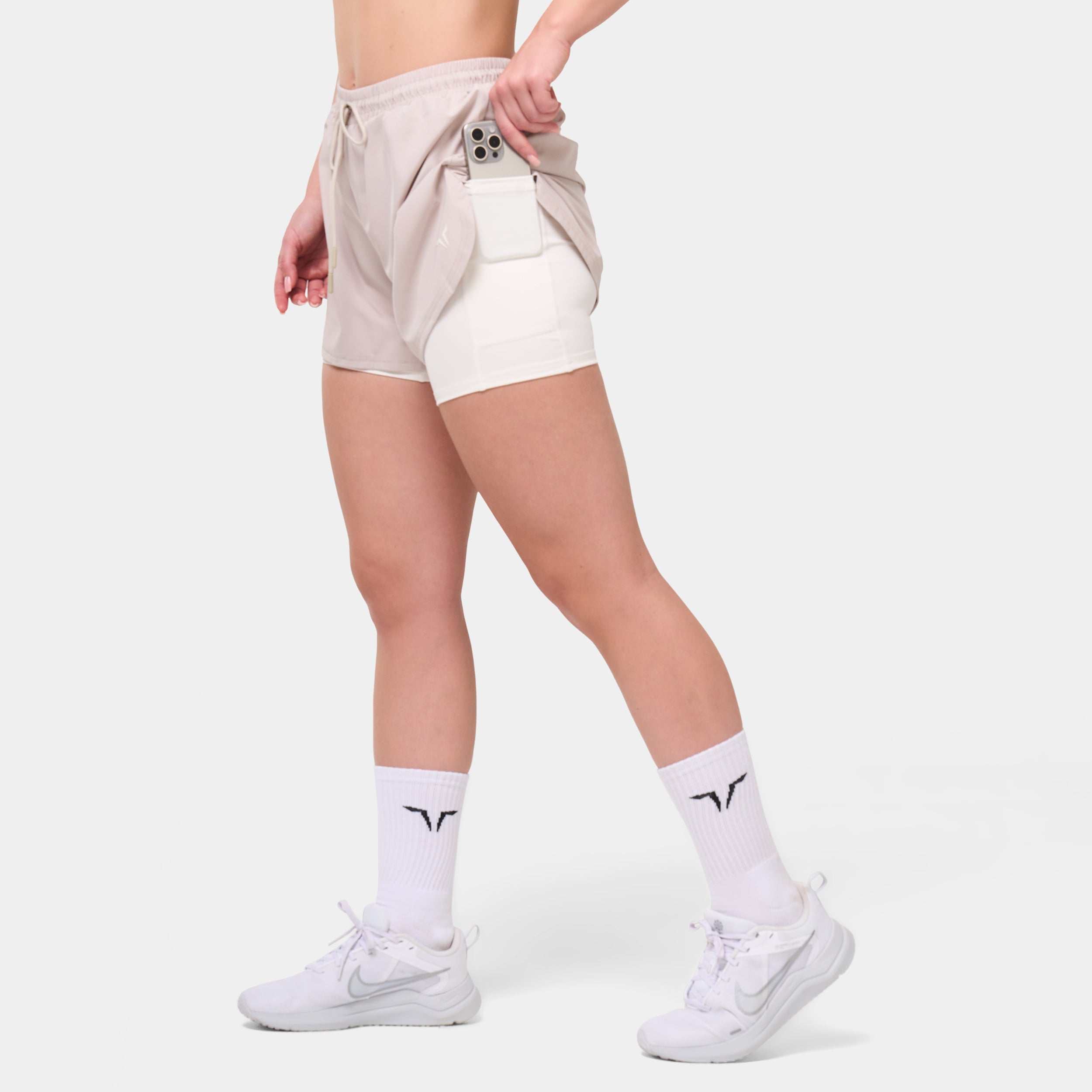 Essential 2-in-1 Shorts - Silver Lining